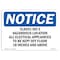 Signmission Sign, 18" H, 24" W, Rigid Plastic, Class 1 Div 2 Hazardous Location All Electrical Sign, Landscape OS-NS-P-1824-L-10598 - alternate 1